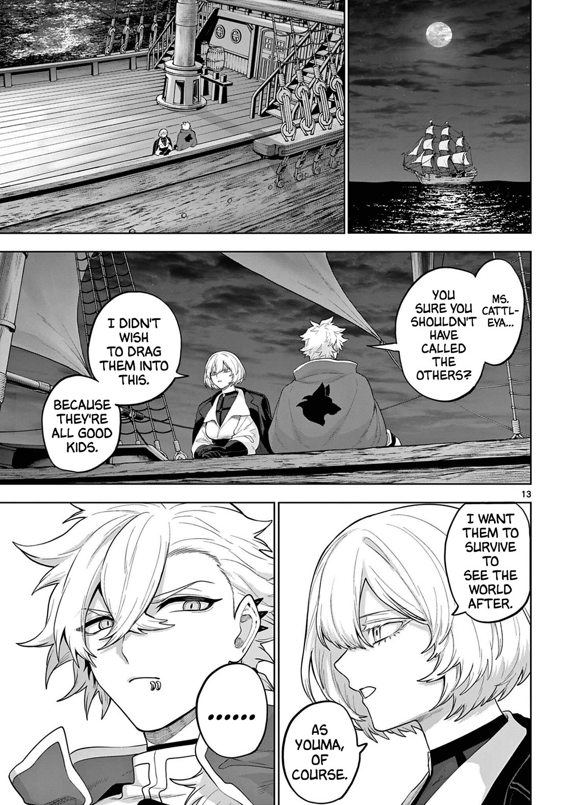 KaguRai: Kagura & Raito Chapter 56 page 13 - Chapter 56: The Last Place We're Heading To