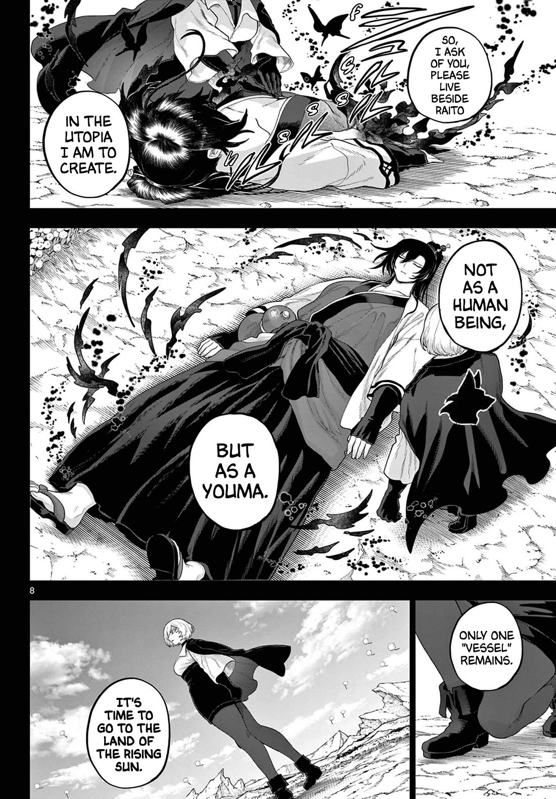 KaguRai: Kagura & Raito Chapter 56 page 8 - Chapter 56: The Last Place We're Heading To