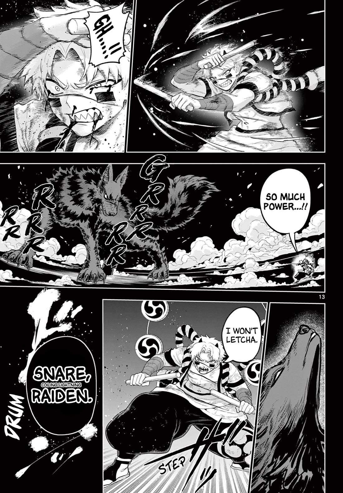 KaguRai: Kagura & Raito Chapter 59 page 13 - Chapter 59: Raigou Hakkenden Revisited