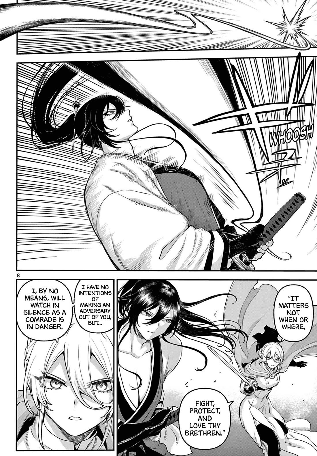 KaguRai: Kagura & Raito Chapter 6 page 8 - Chapter 6: Divine Armament - Heavenly Triumph