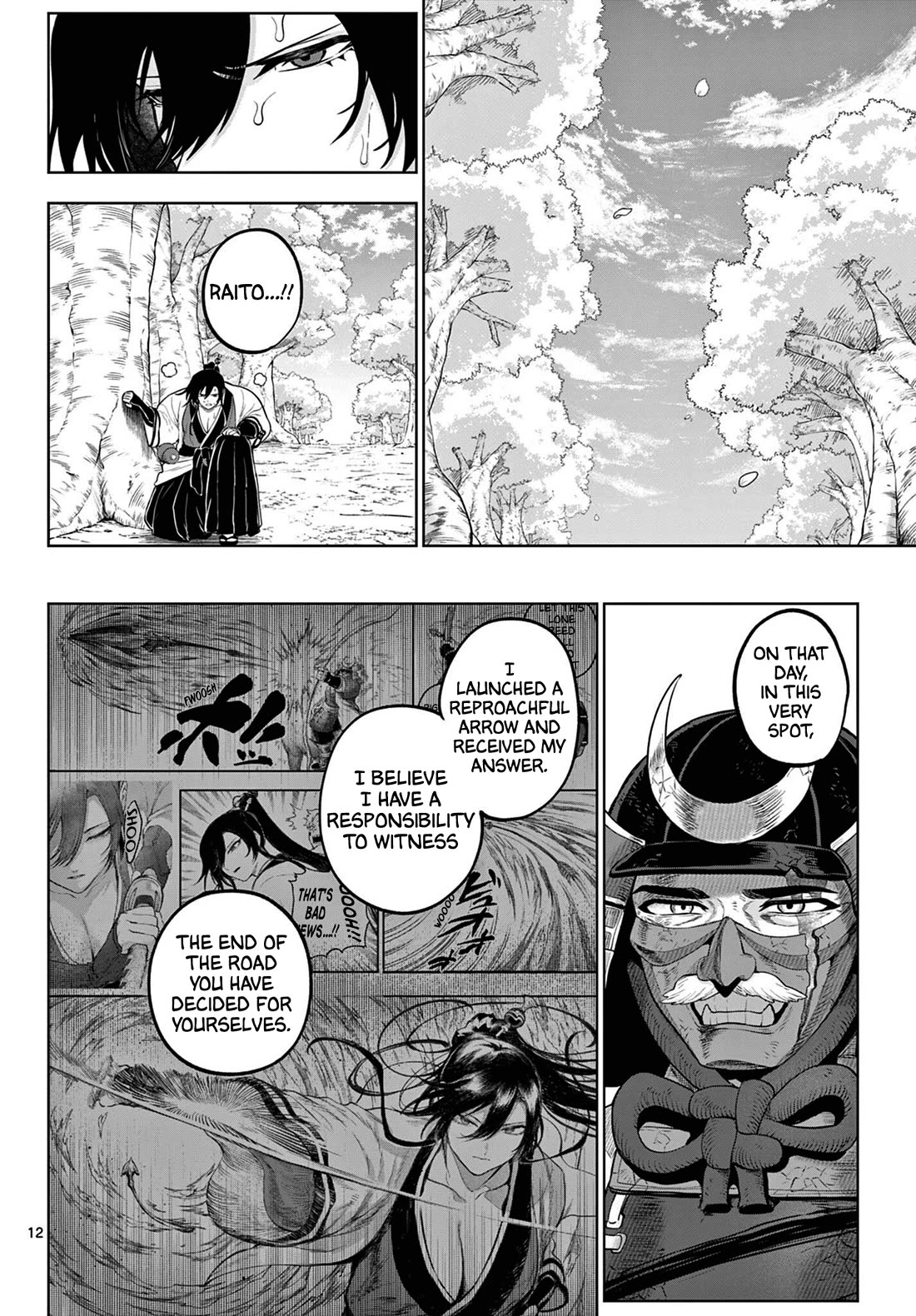 KaguRai: Kagura & Raito Chapter 61 page 12 - Chapter 61: I Choose Farewell