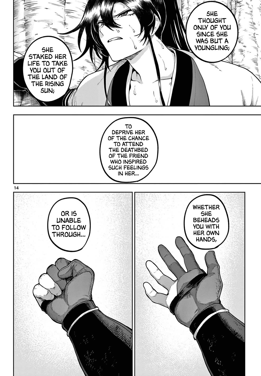 KaguRai: Kagura & Raito Chapter 61 page 14 - Chapter 61: I Choose Farewell