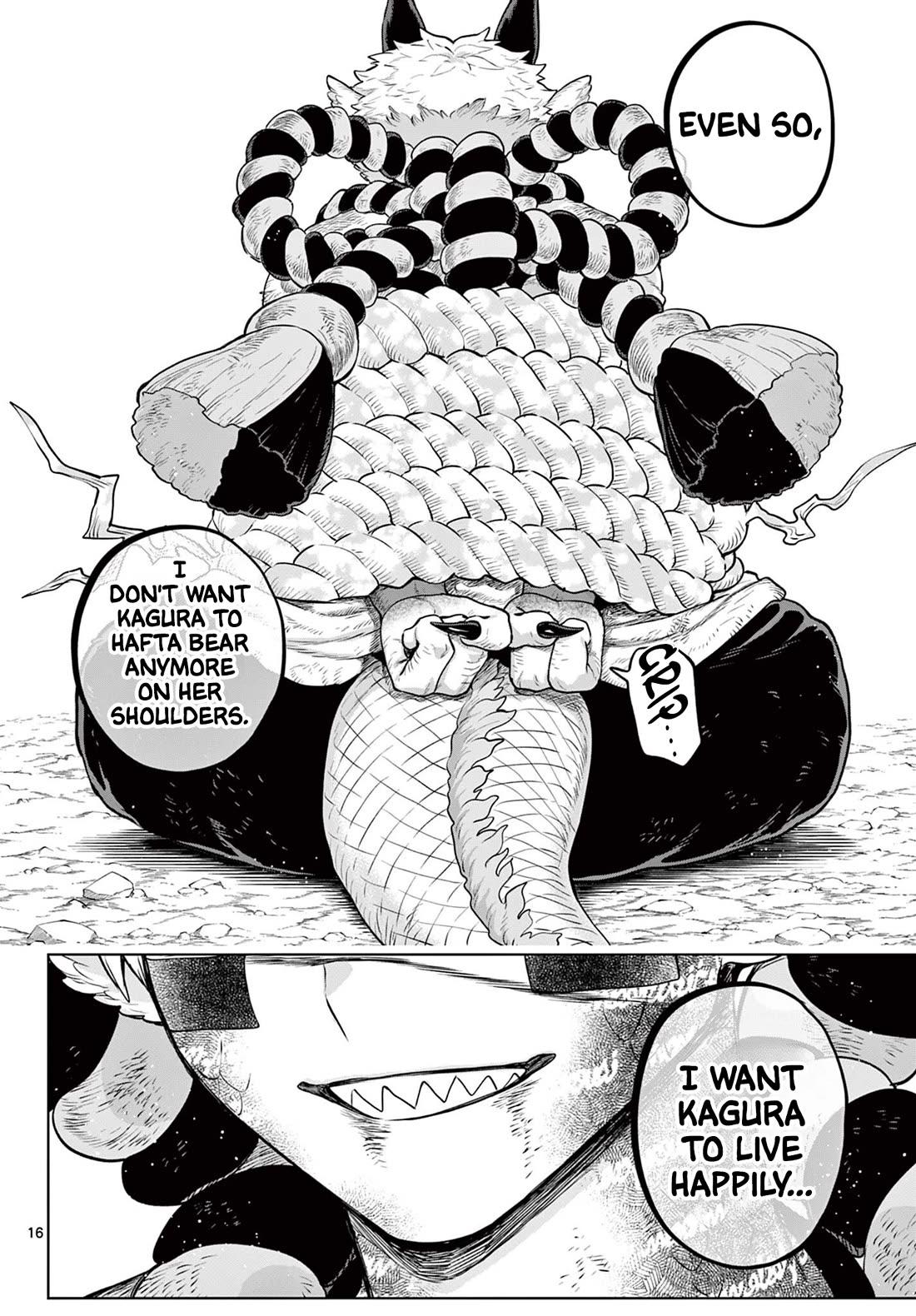 KaguRai: Kagura & Raito Chapter 61 page 16 - Chapter 61: I Choose Farewell