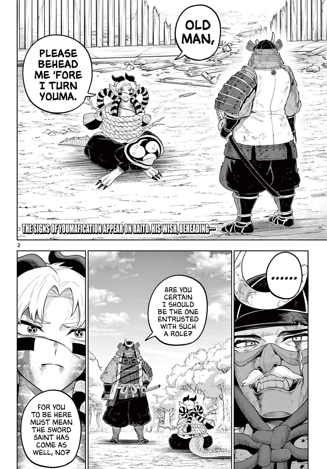 KaguRai: Kagura & Raito Chapter 61 page 2 - Chapter 61: I Choose Farewell