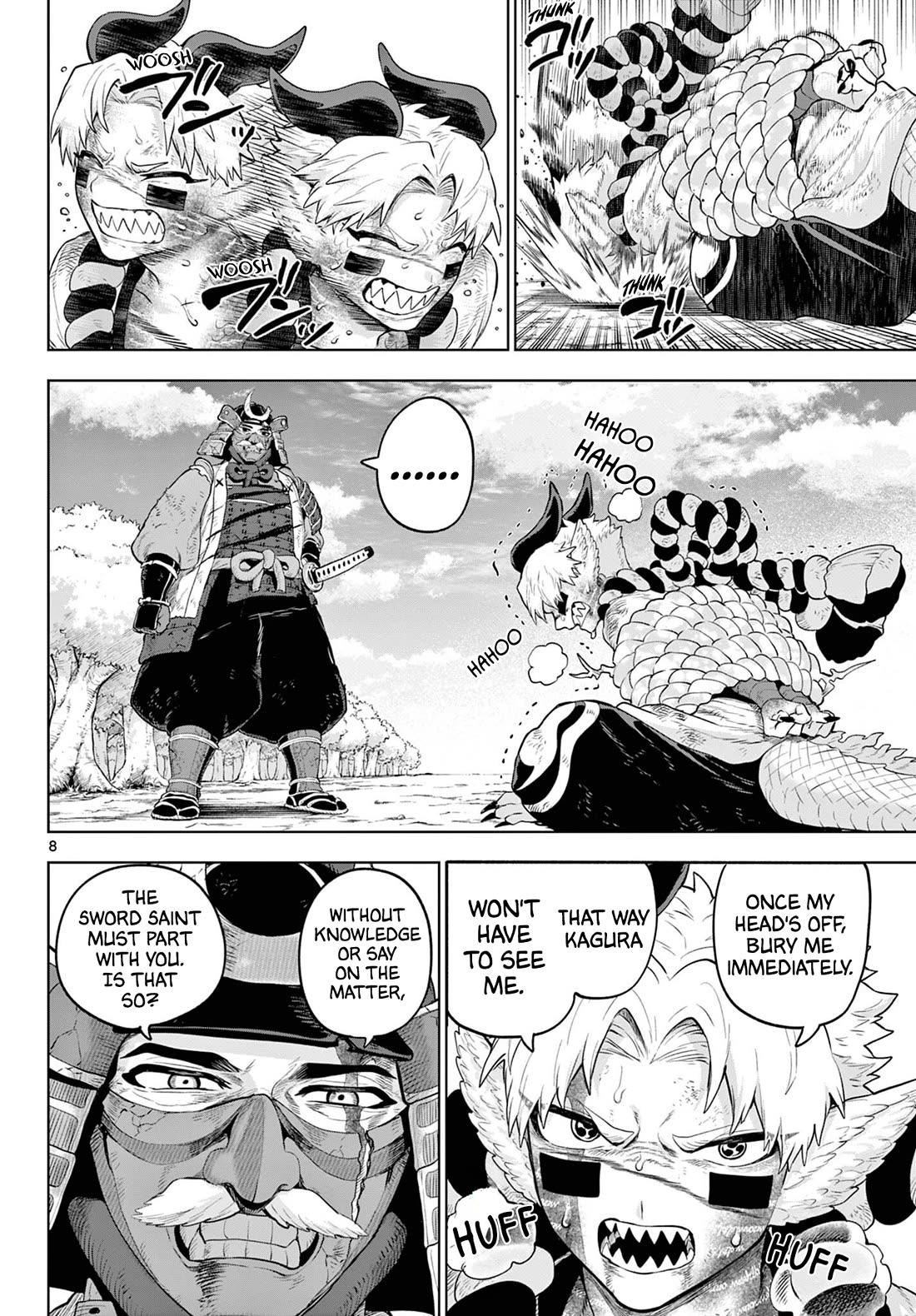 KaguRai: Kagura & Raito Chapter 61 page 8 - Chapter 61: I Choose Farewell
