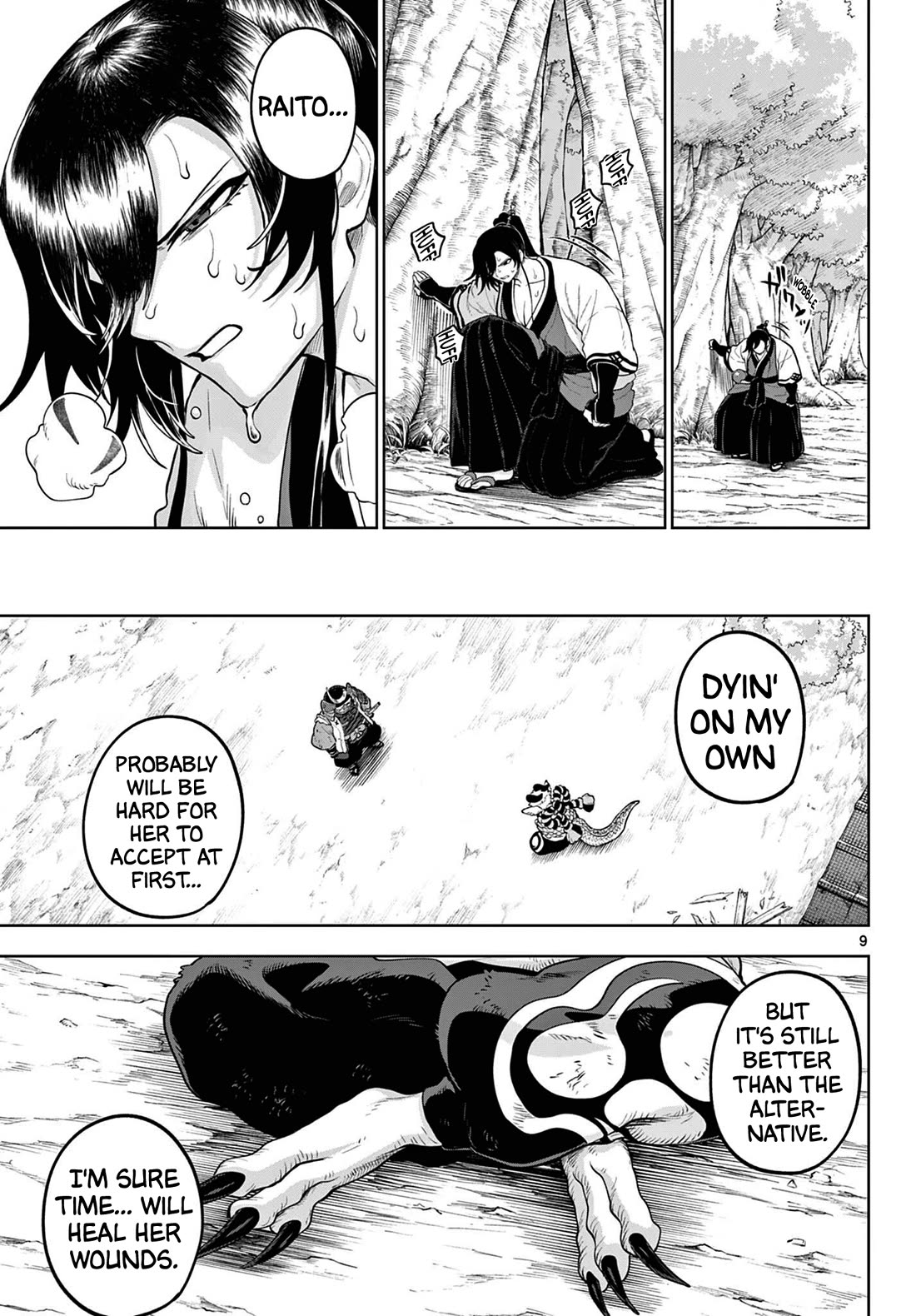 KaguRai: Kagura & Raito Chapter 61 page 9 - Chapter 61: I Choose Farewell