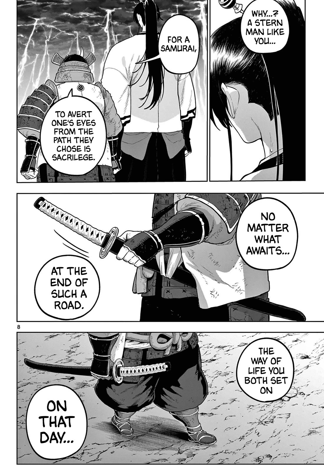 KaguRai: Kagura & Raito Chapter 62 page 8 - Chapter 62: The Sights of the Path I Chose