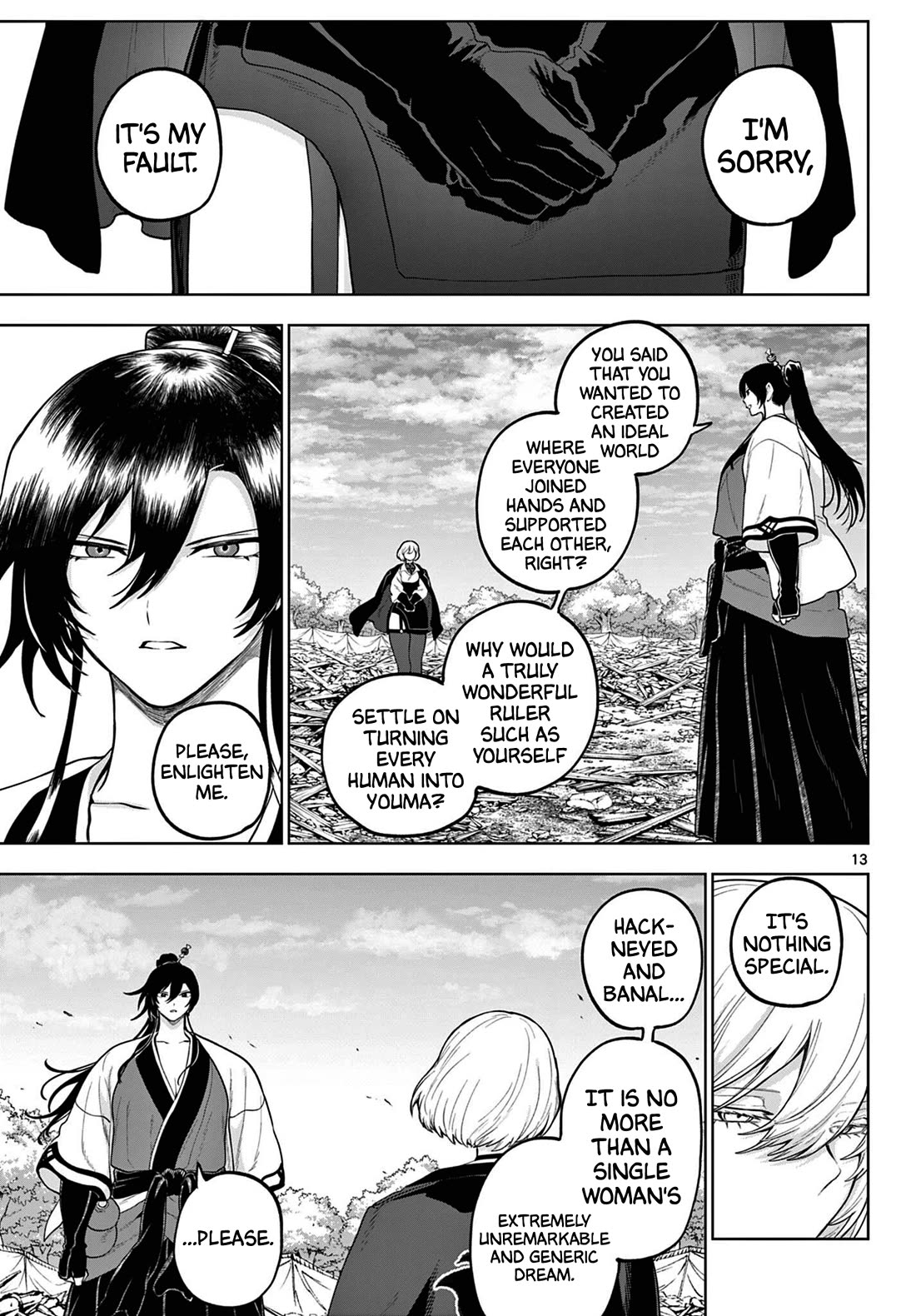KaguRai: Kagura & Raito Chapter 63 page 13 - Chapter 63: The Final Destination of a Life Chosen
