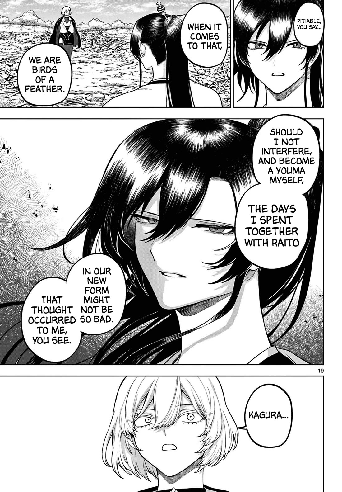 KaguRai: Kagura & Raito Chapter 63 page 19 - Chapter 63: The Final Destination of a Life Chosen