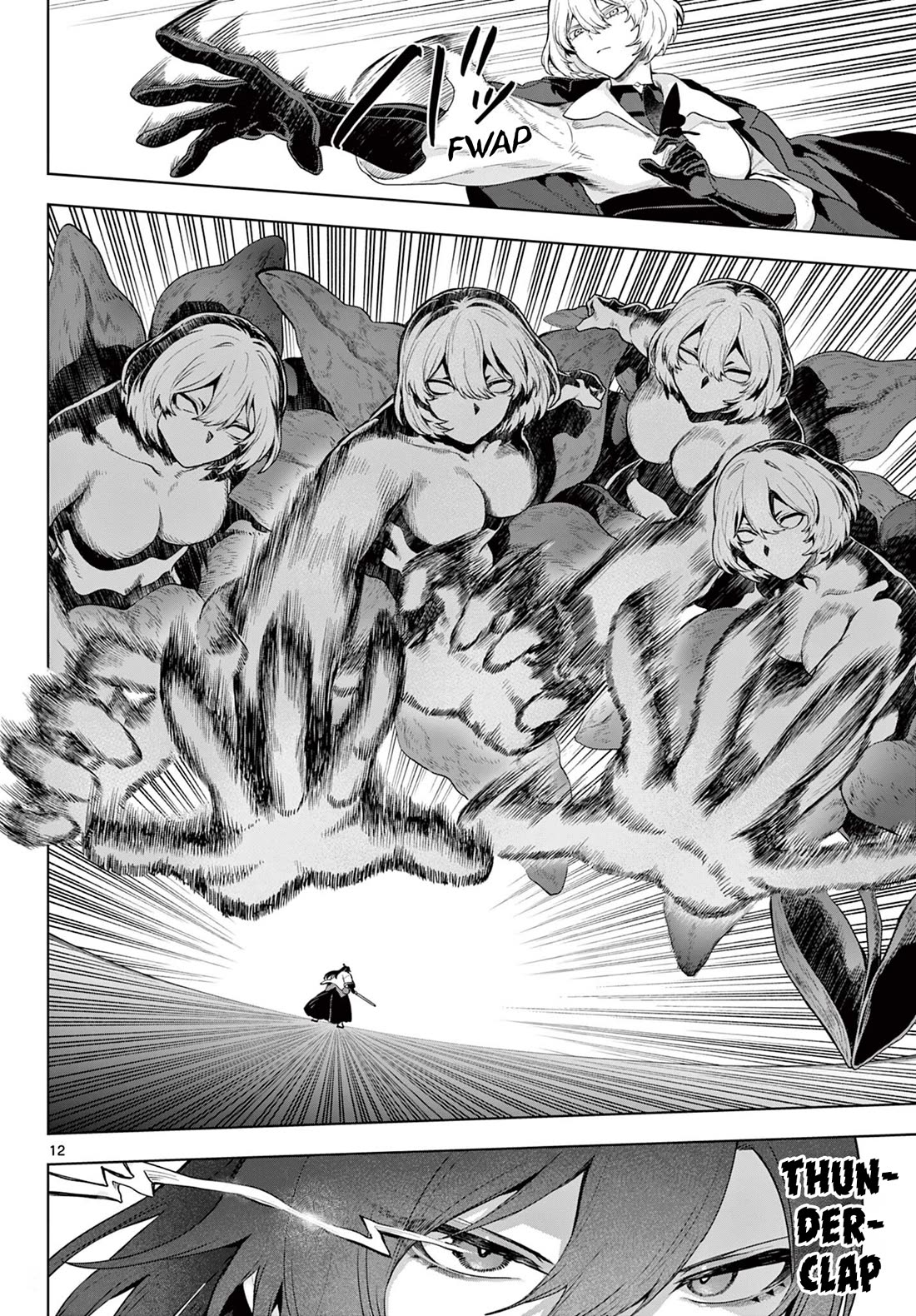 KaguRai: Kagura & Raito Chapter 64 page 11 - Chapter 64: Sword Saint VS Knight in Black