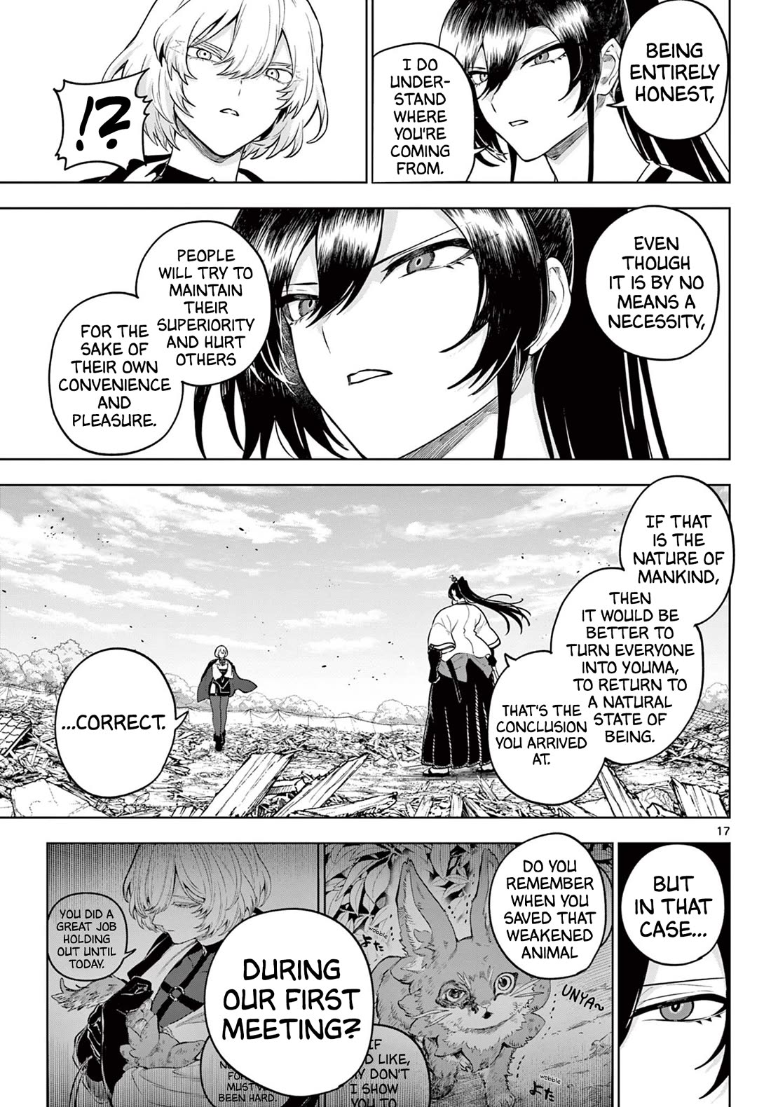 KaguRai: Kagura & Raito Chapter 64 page 16 - Chapter 64: Sword Saint VS Knight in Black