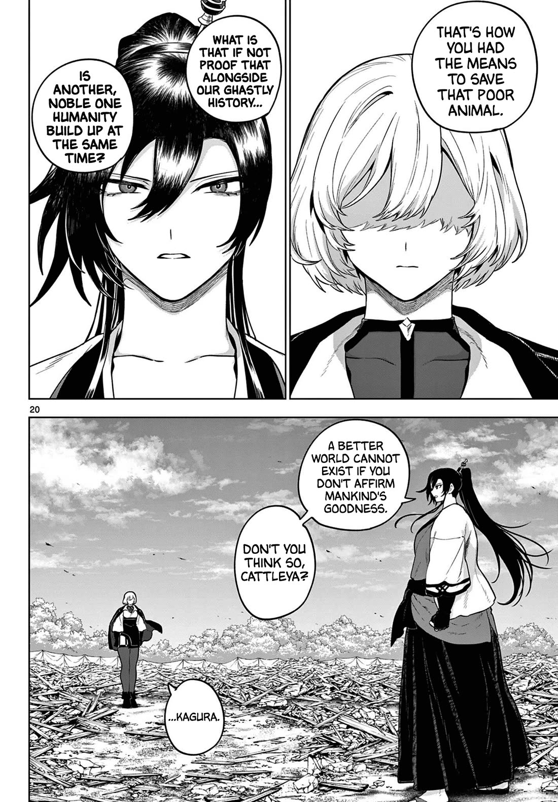 KaguRai: Kagura & Raito Chapter 64 page 19 - Chapter 64: Sword Saint VS Knight in Black