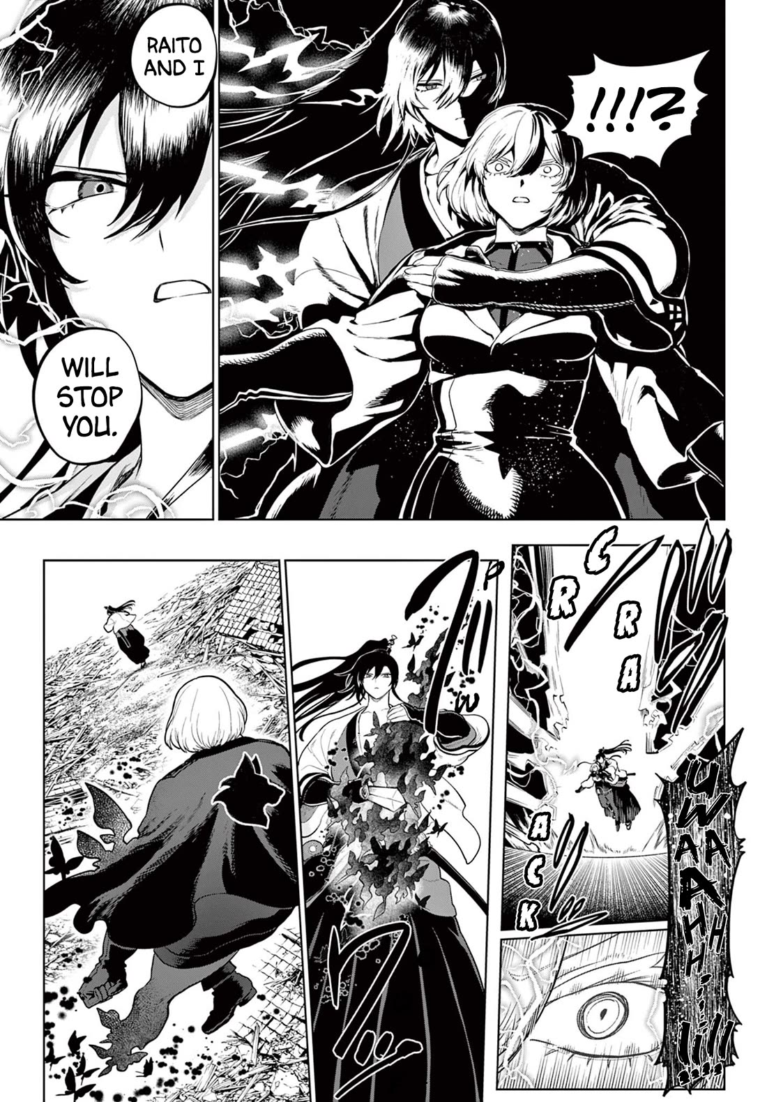 KaguRai: Kagura & Raito Chapter 64 page 6 - Chapter 64: Sword Saint VS Knight in Black