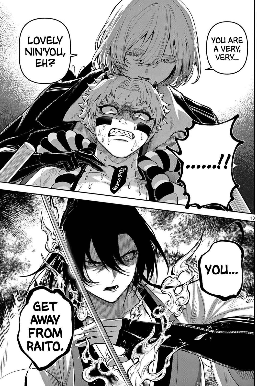 KaguRai: Kagura & Raito Chapter 8 page 13 - Chapter 8: Knight in Black