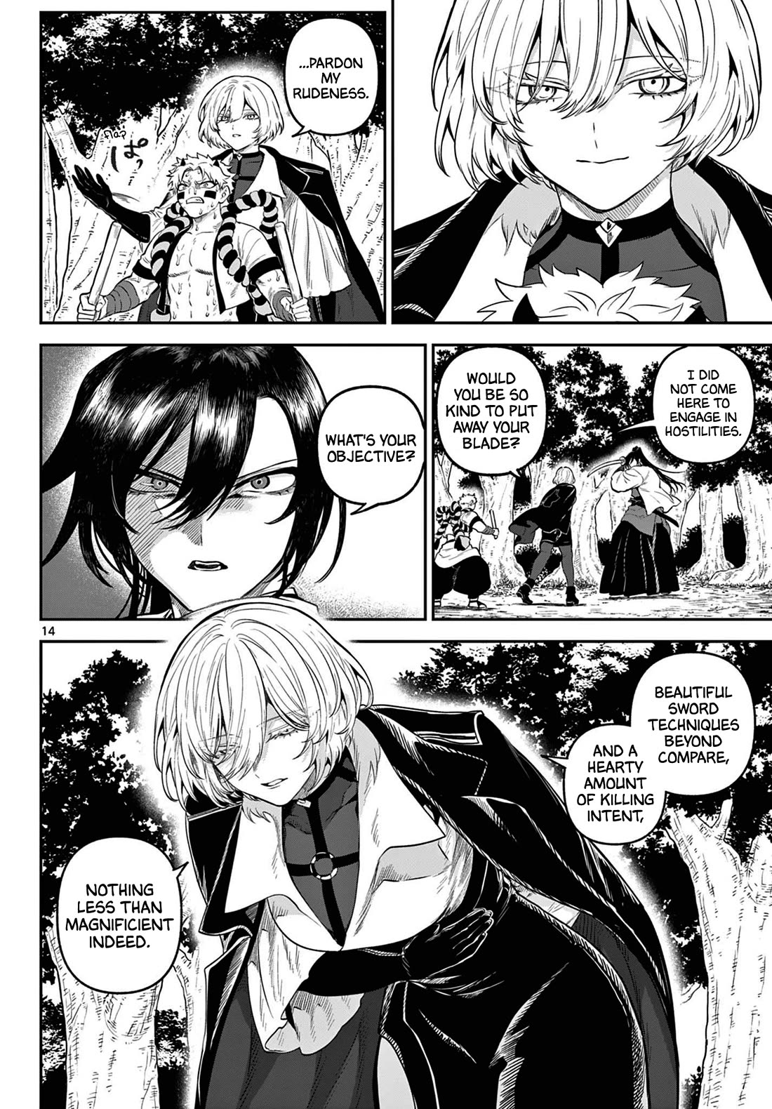 KaguRai: Kagura & Raito Chapter 8 page 14 - Chapter 8: Knight in Black