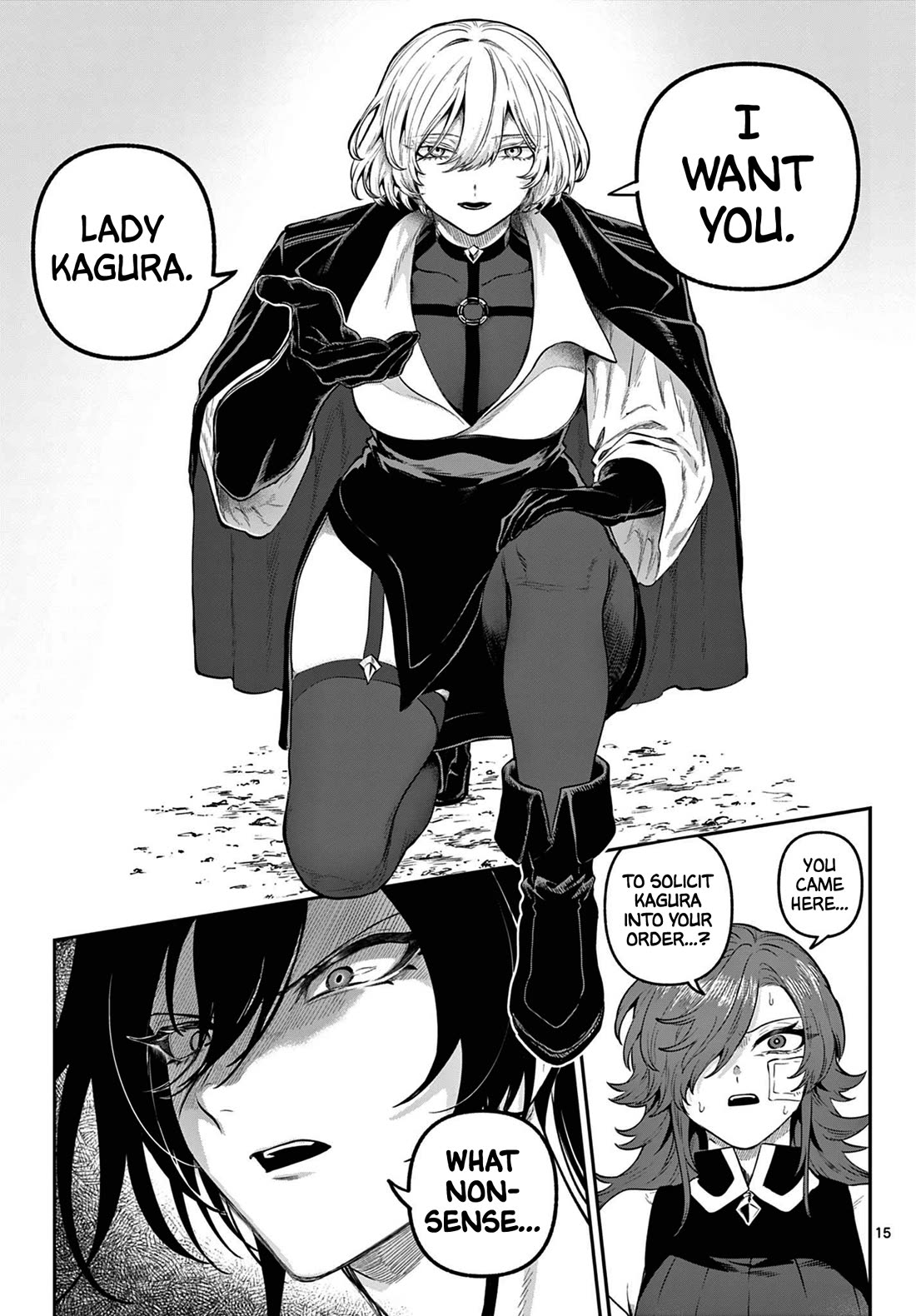 KaguRai: Kagura & Raito Chapter 8 page 15 - Chapter 8: Knight in Black