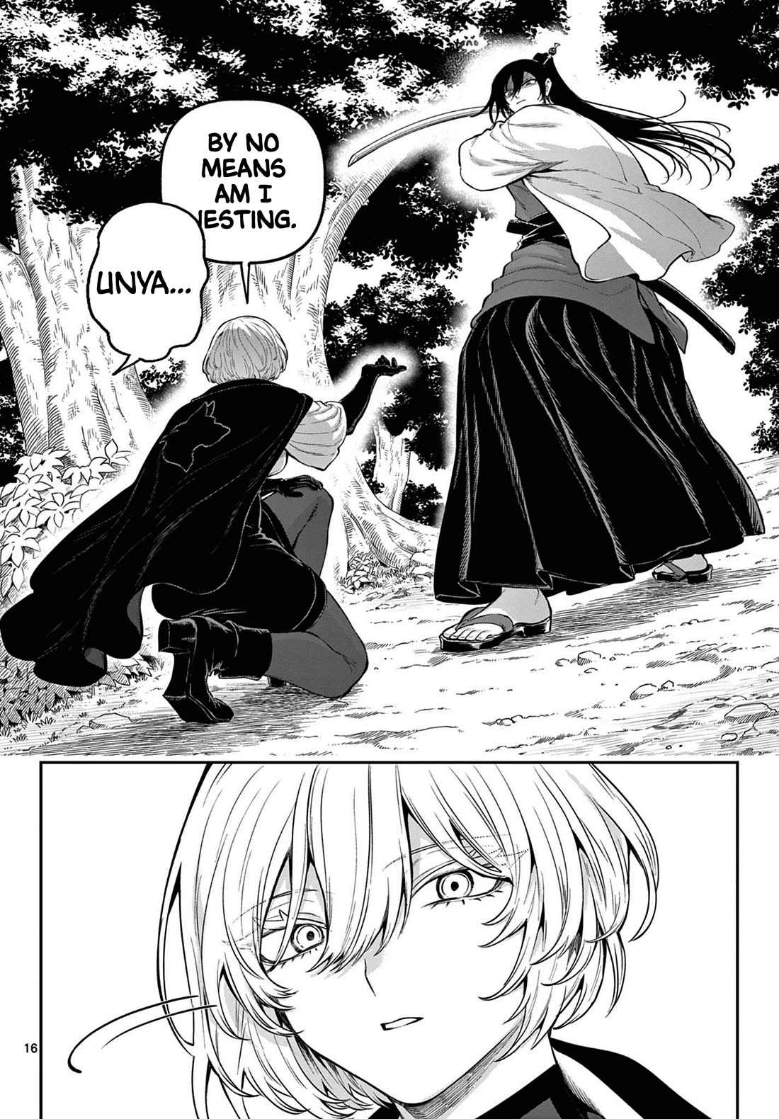 KaguRai: Kagura & Raito Chapter 8 page 16 - Chapter 8: Knight in Black