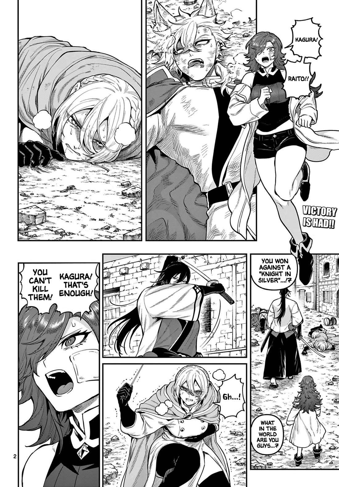 KaguRai: Kagura & Raito Chapter 8 page 2 - Chapter 8: Knight in Black