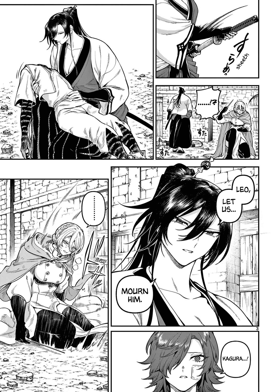 KaguRai: Kagura & Raito Chapter 8 page 3 - Chapter 8: Knight in Black
