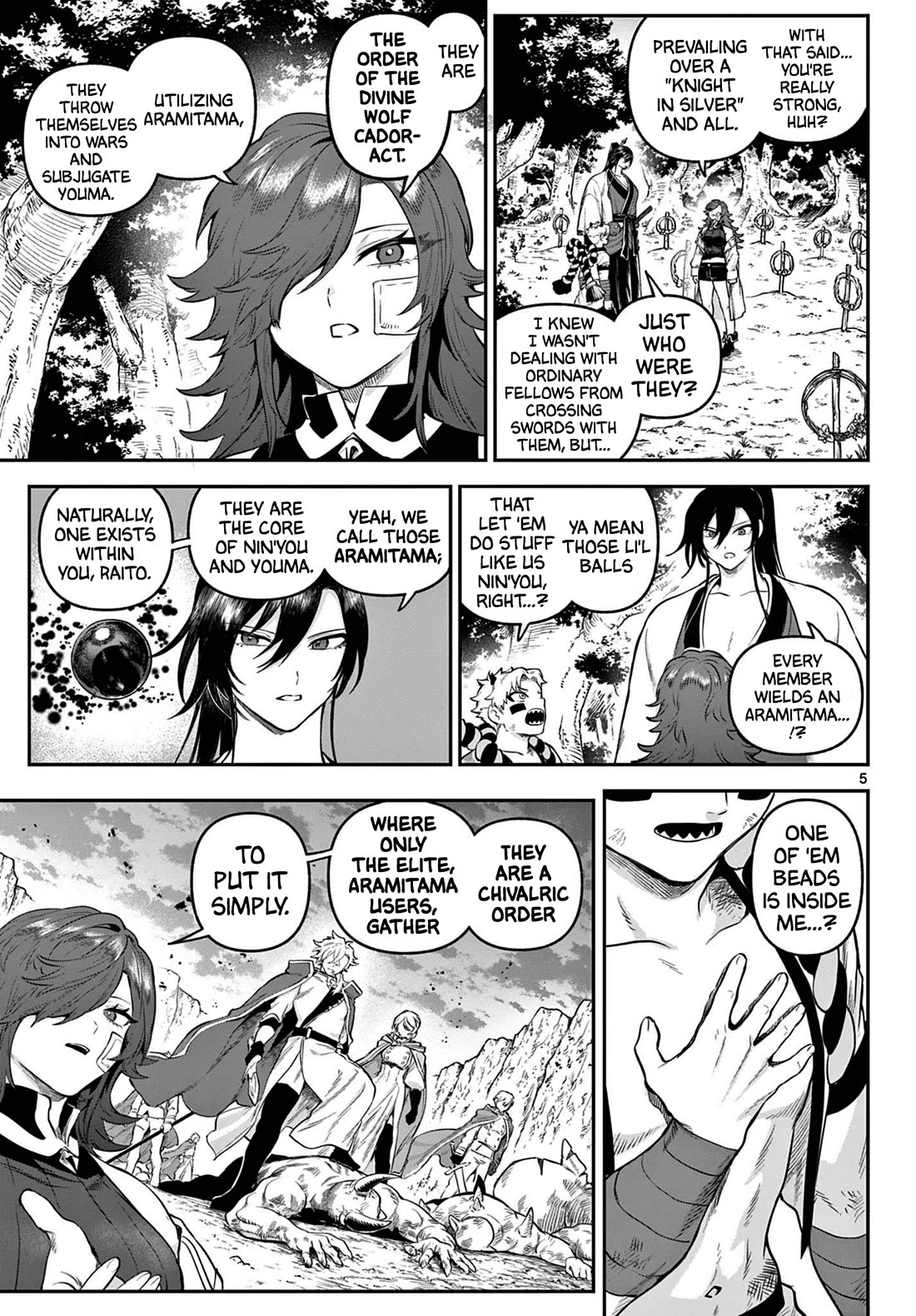 KaguRai: Kagura & Raito Chapter 8 page 5 - Chapter 8: Knight in Black