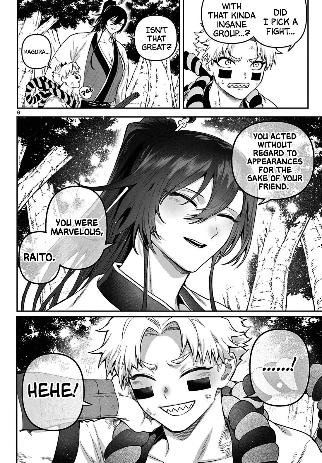 KaguRai: Kagura & Raito Chapter 8 page 6 - Chapter 8: Knight in Black