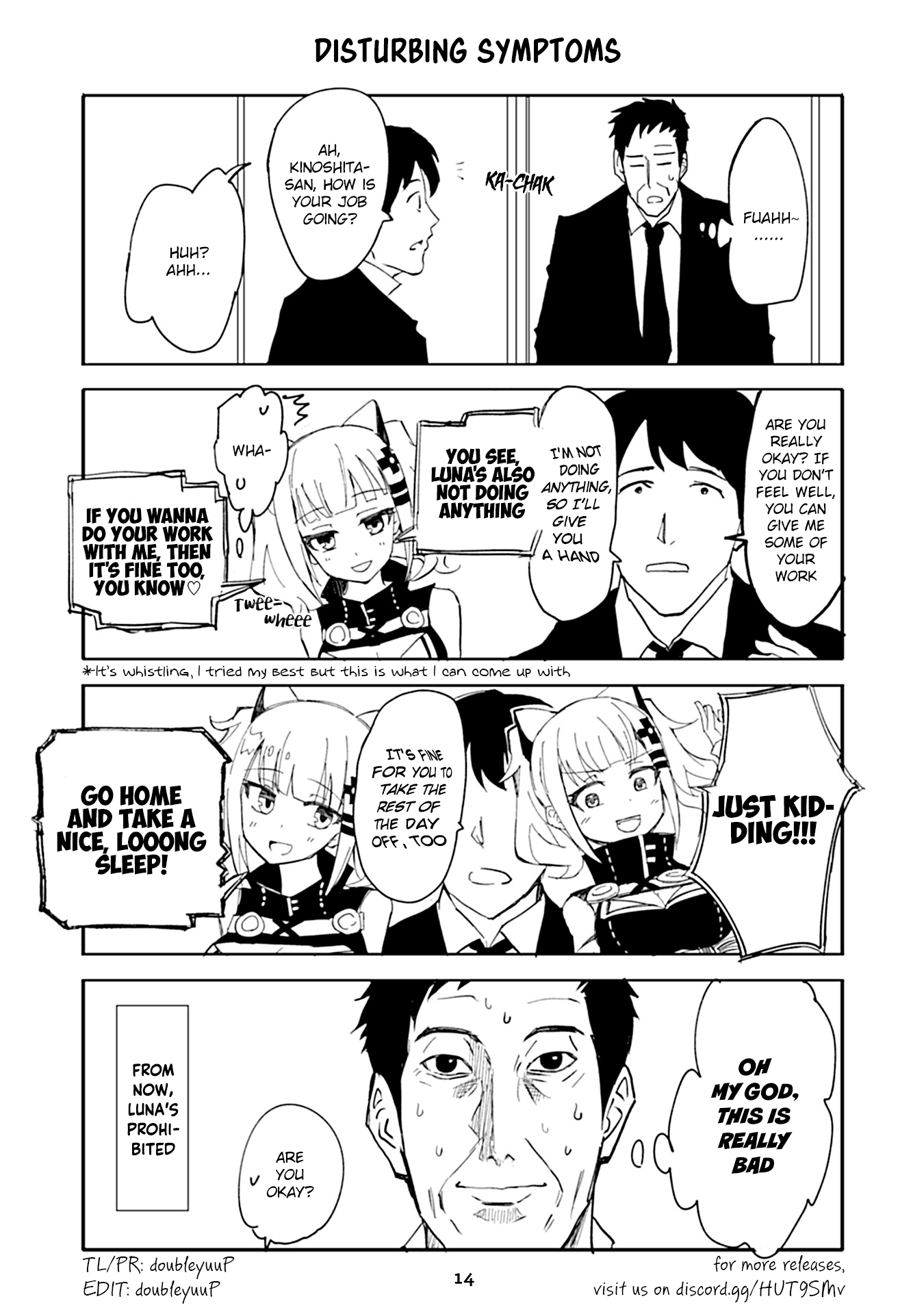 Kaguya Luna Gachi-Zei no Nichijyo Chapter 10 page 1 - Chapter 10: Disturbing Symptoms