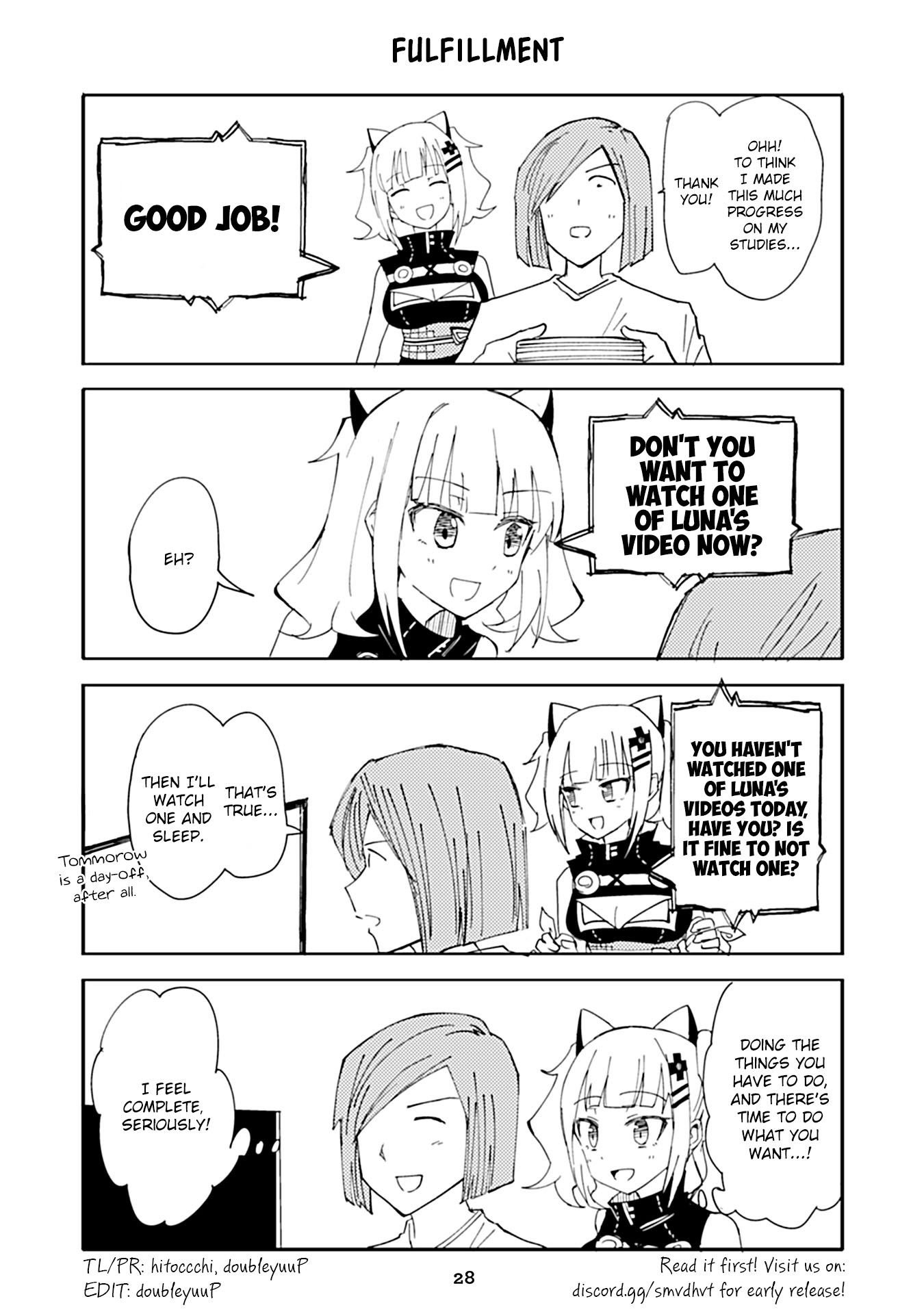 Kaguya Luna Gachi-Zei no Nichijyo Chapter 22 page 1 - Chapter 22: Fulfillment