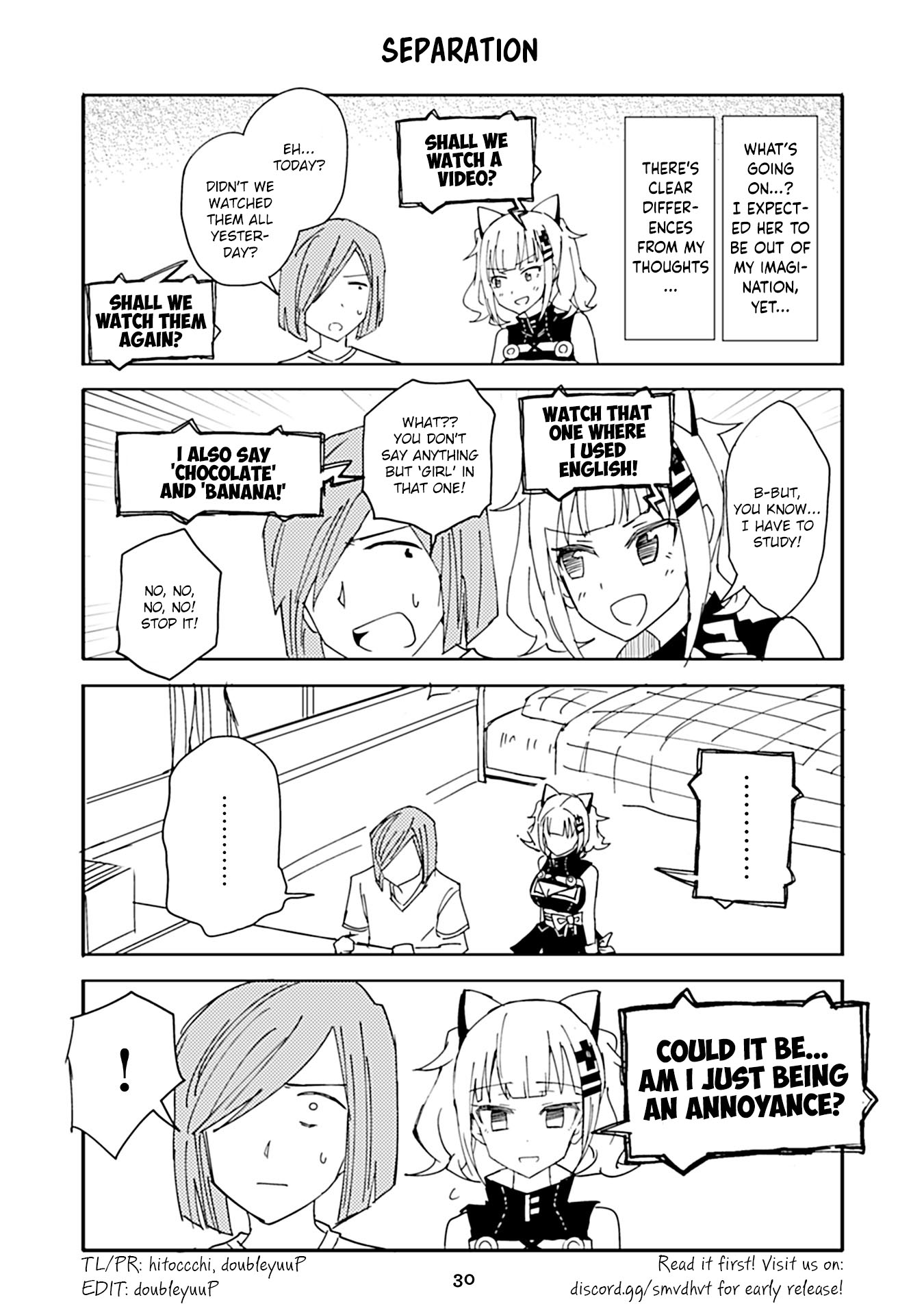 Kaguya Luna Gachi-Zei no Nichijyo Chapter 24 page 1 - Chapter 24: Separation