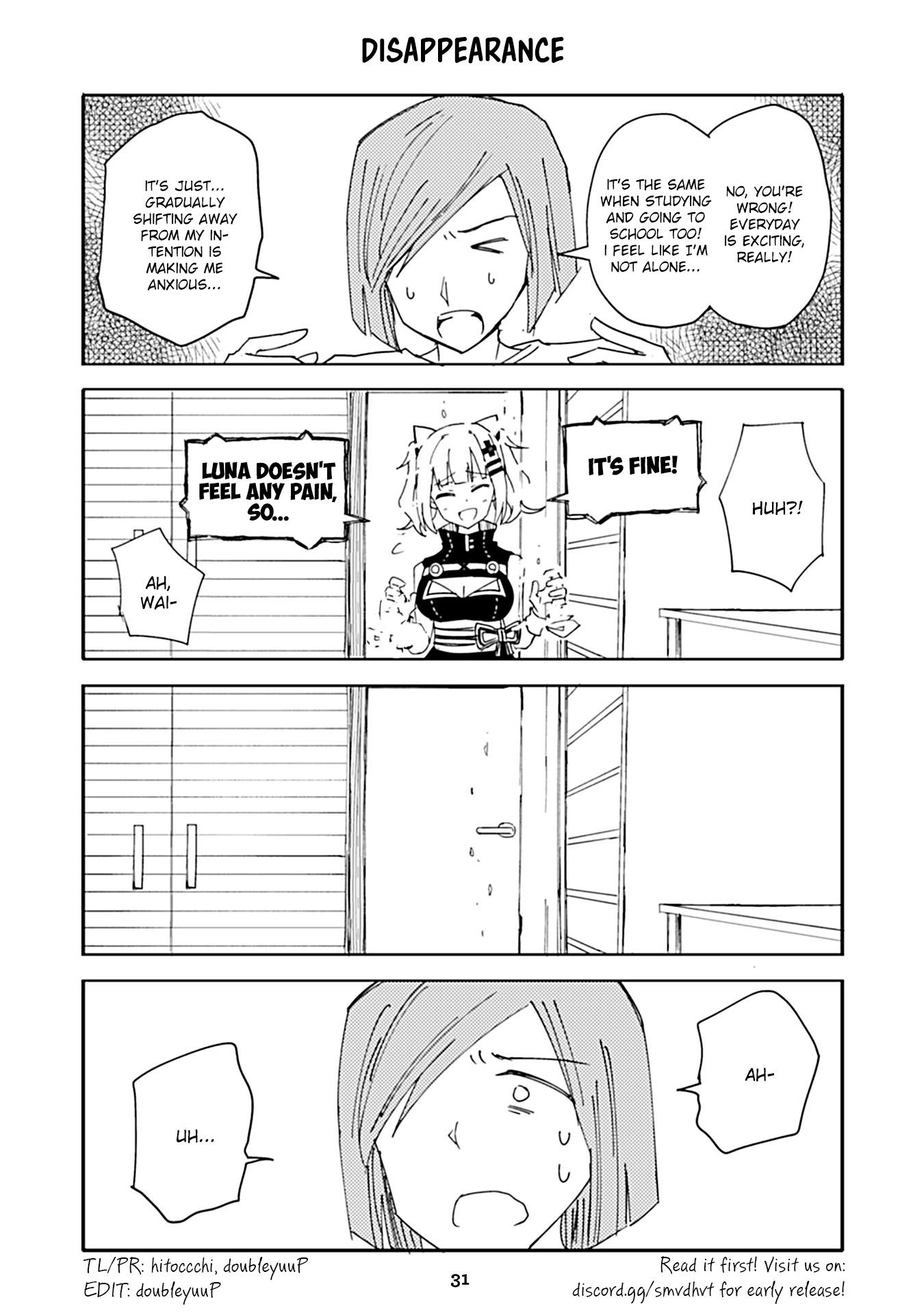 Kaguya Luna Gachi-Zei no Nichijyo Chapter 25 page 1 - Chapter 25: Disappearance