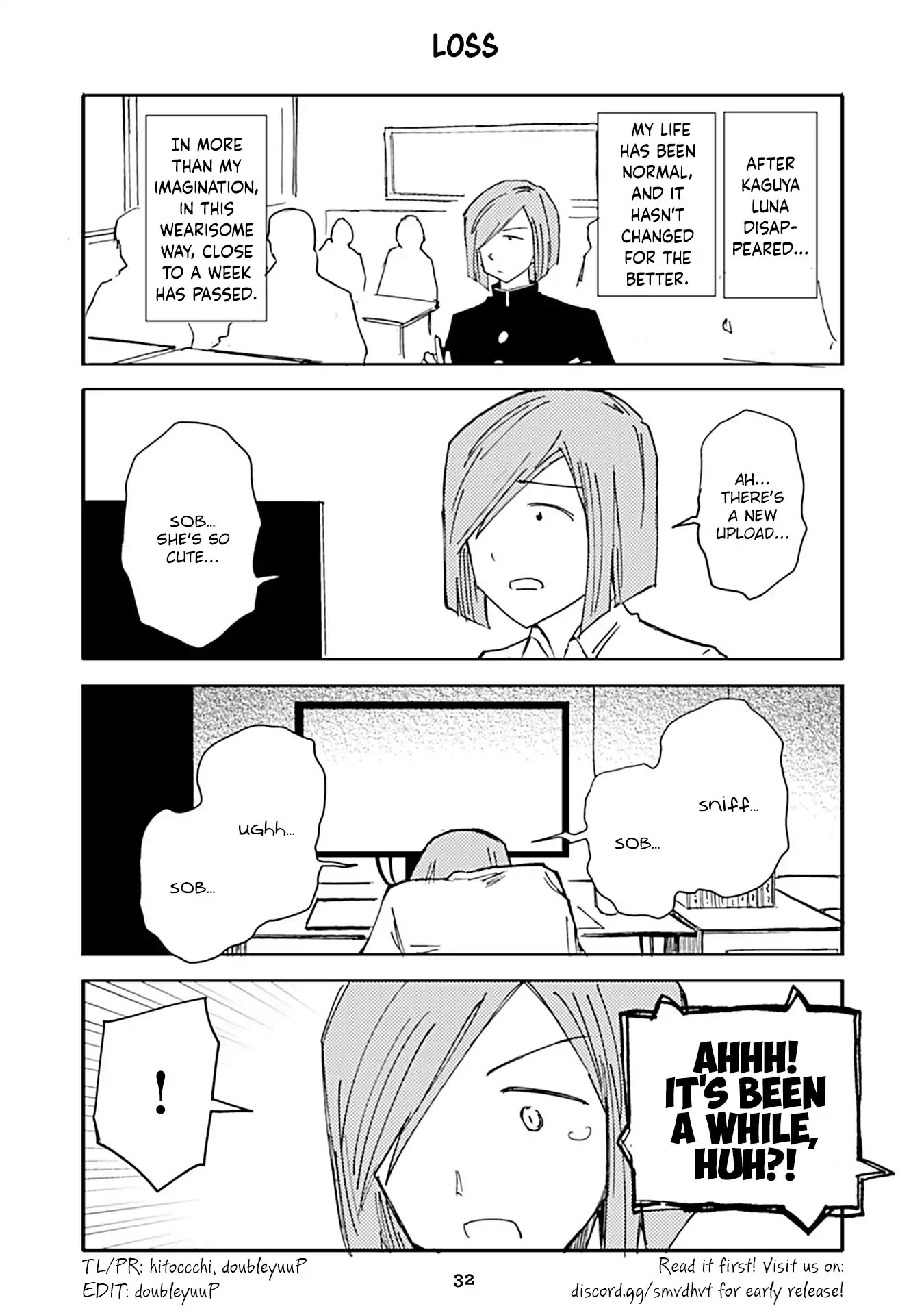 Kaguya Luna Gachi-Zei no Nichijyo Chapter 26 page 1 - Chapter 26: Loss