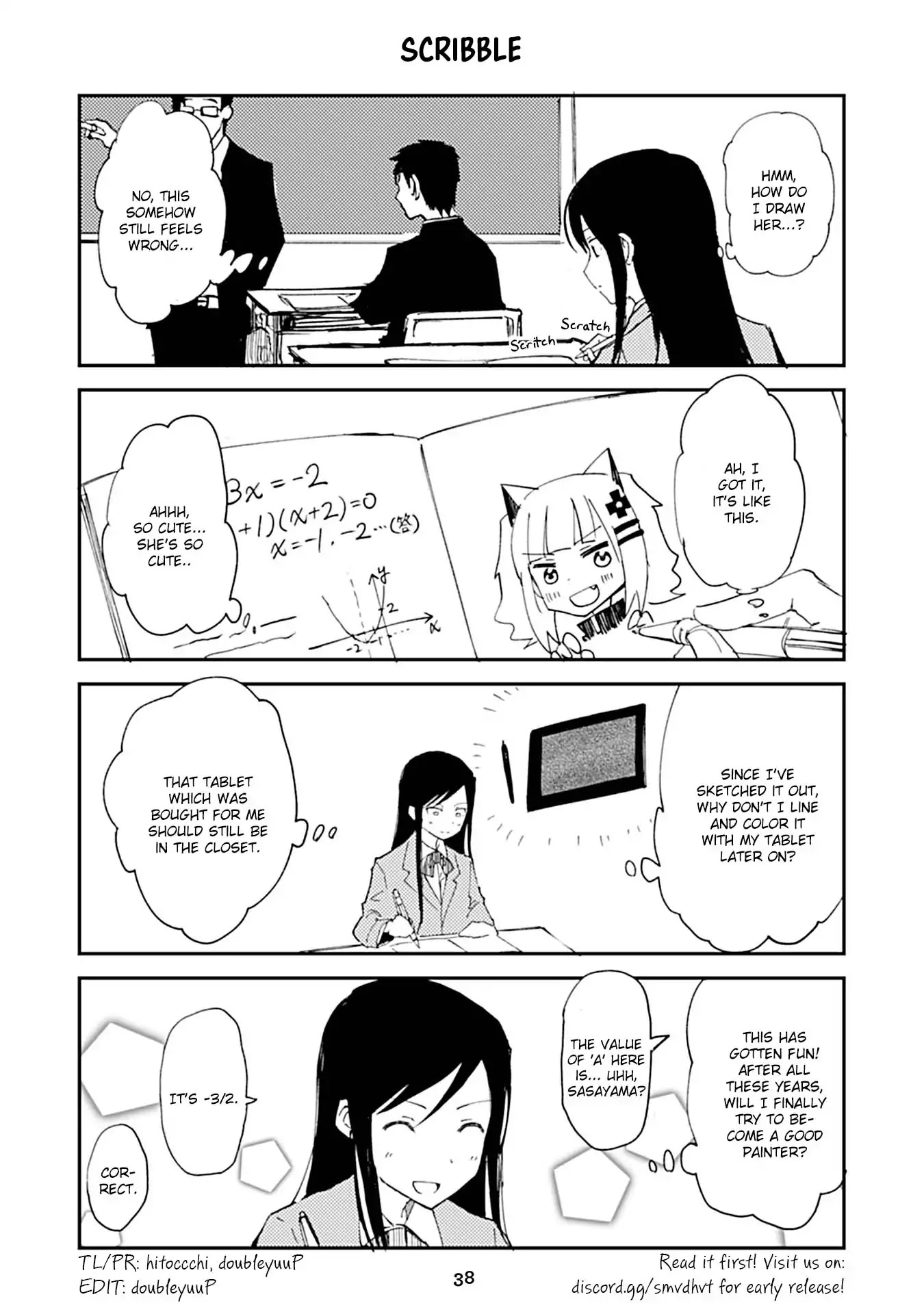 Kaguya Luna Gachi-Zei no Nichijyo Chapter 31 page 1 - Chapter 31: Scribble