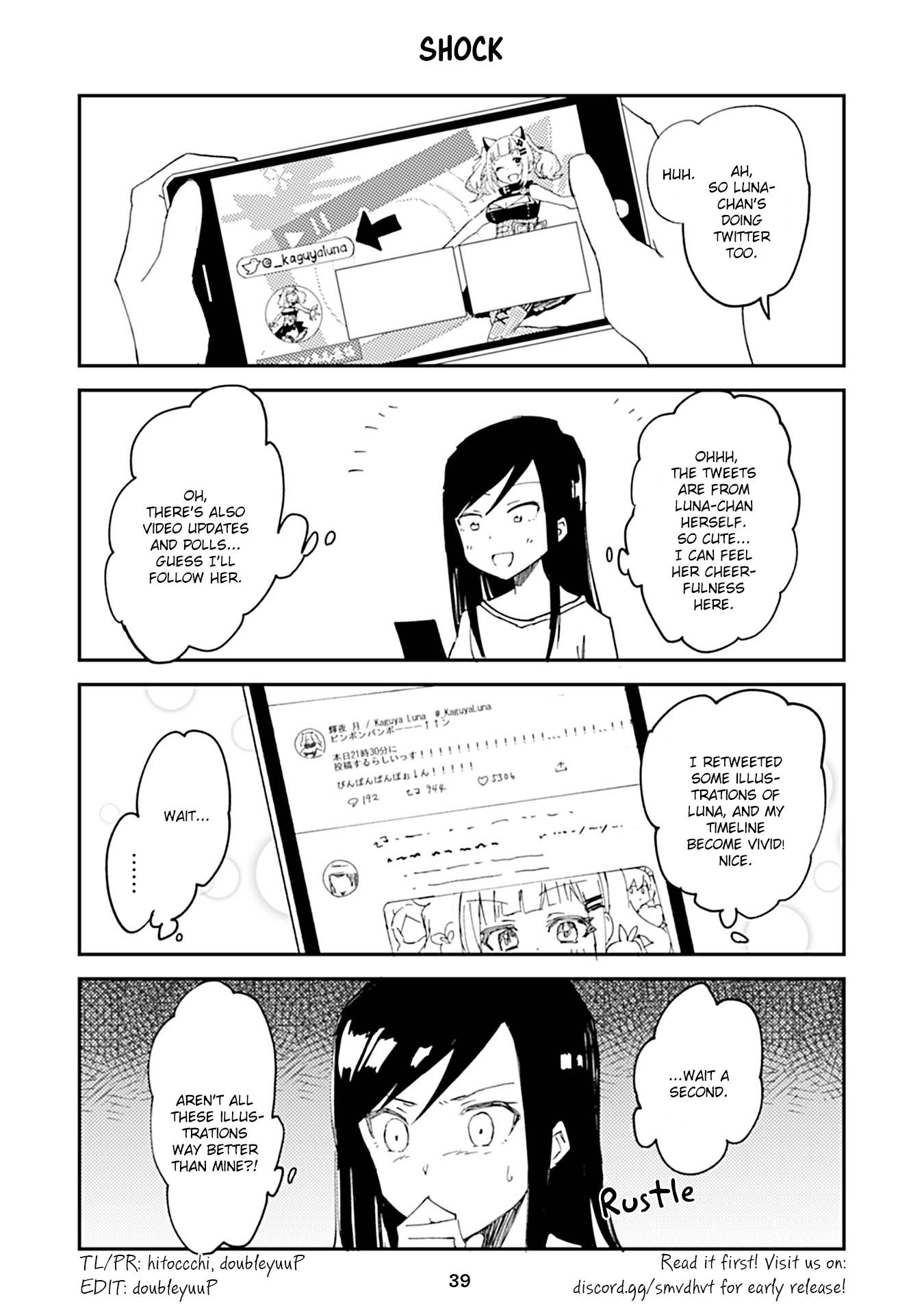 Kaguya Luna Gachi-Zei no Nichijyo Chapter 32 page 1 - Chapter 32: Shock