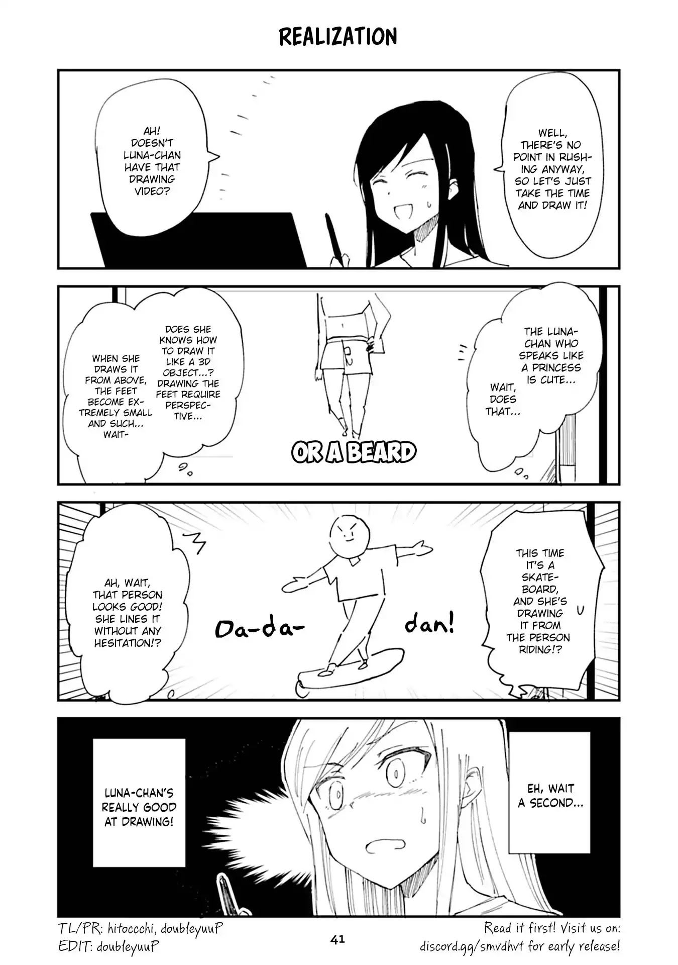 Kaguya Luna Gachi-Zei no Nichijyo Chapter 34 page 1 - Chapter 34: Realization