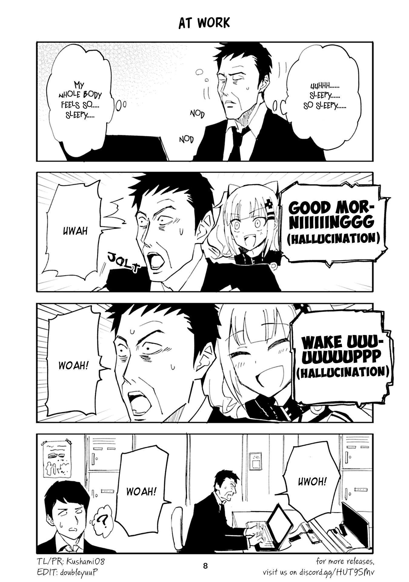 Kaguya Luna Gachi-Zei no Nichijyo Chapter 4 page 1 - Chapter 4: At Work