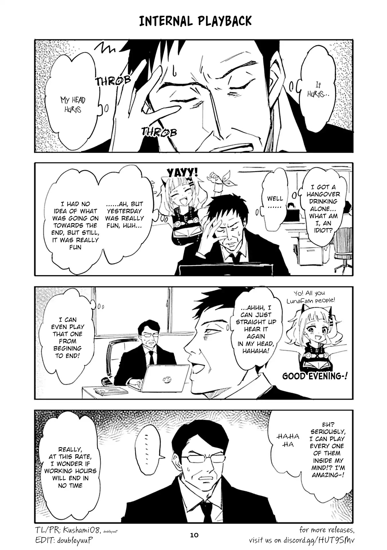 Kaguya Luna Gachi-Zei no Nichijyo Chapter 6 page 1 - Chapter 6: Internal Playback