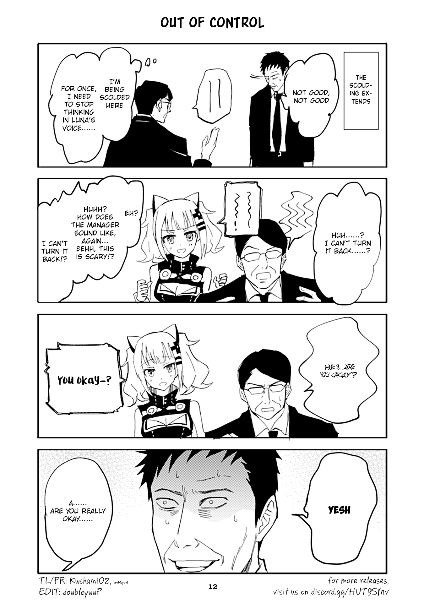 Kaguya Luna Gachi-Zei no Nichijyo Chapter 8 page 1 - Chapter 8: Out of Control