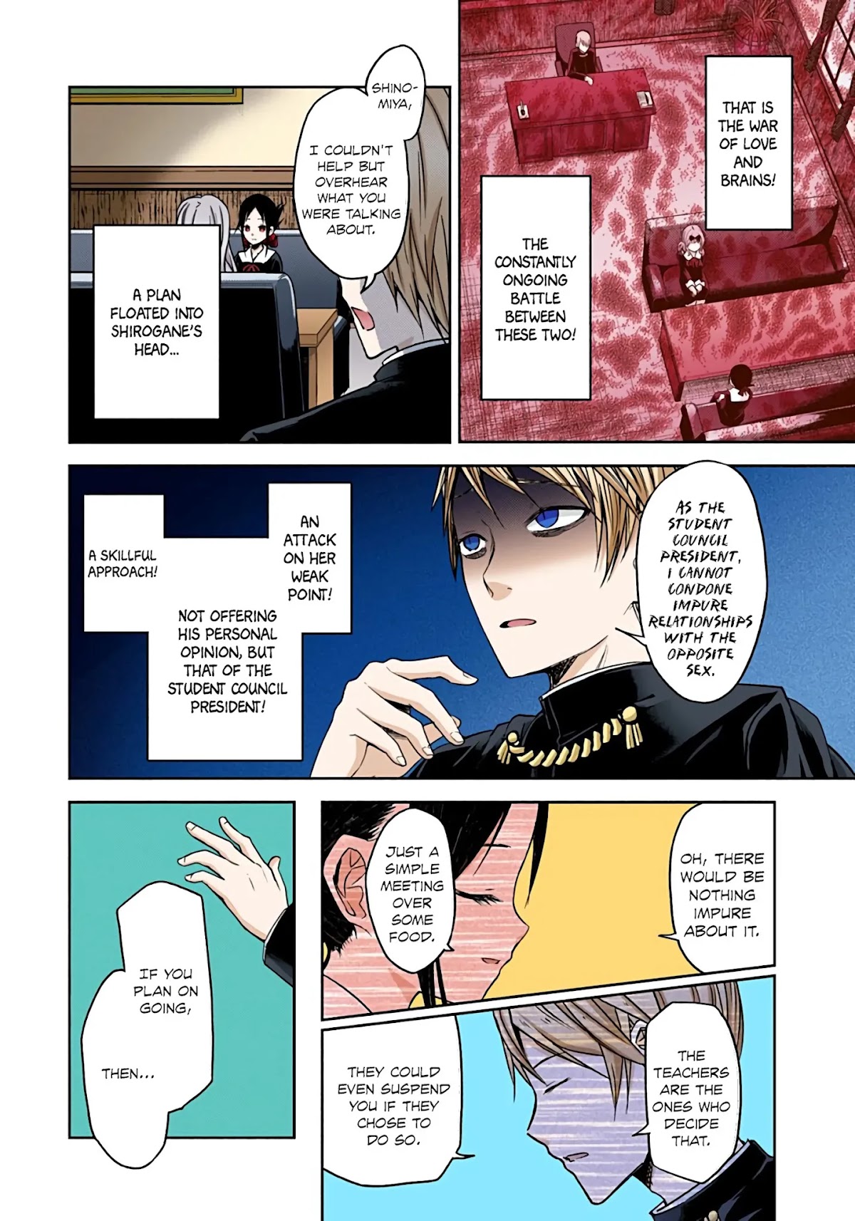 Kaguya-sama: Love is War - Full Color Chapter 12 page 8 - Chapter 12: Kaguya Wants to be Stopped