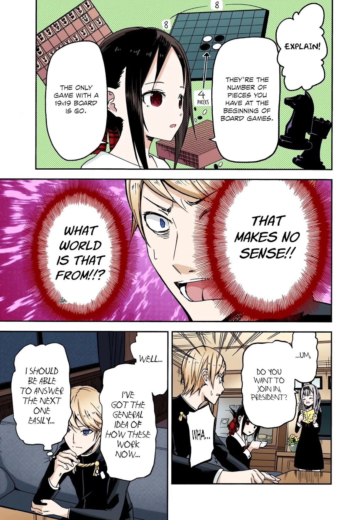 Kaguya-sama: Love is War - Full Color Chapter 4 page 8 - Chapter 4: Miyuki Shirogane Wants to Answer