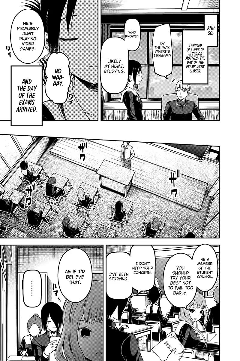 Kaguya-sama wa Kokurasetai - Tensai-tachi no Renai Zunousen Chapter 105 page 11 - Chapter 105: Yu Ishigami Wants to Answer