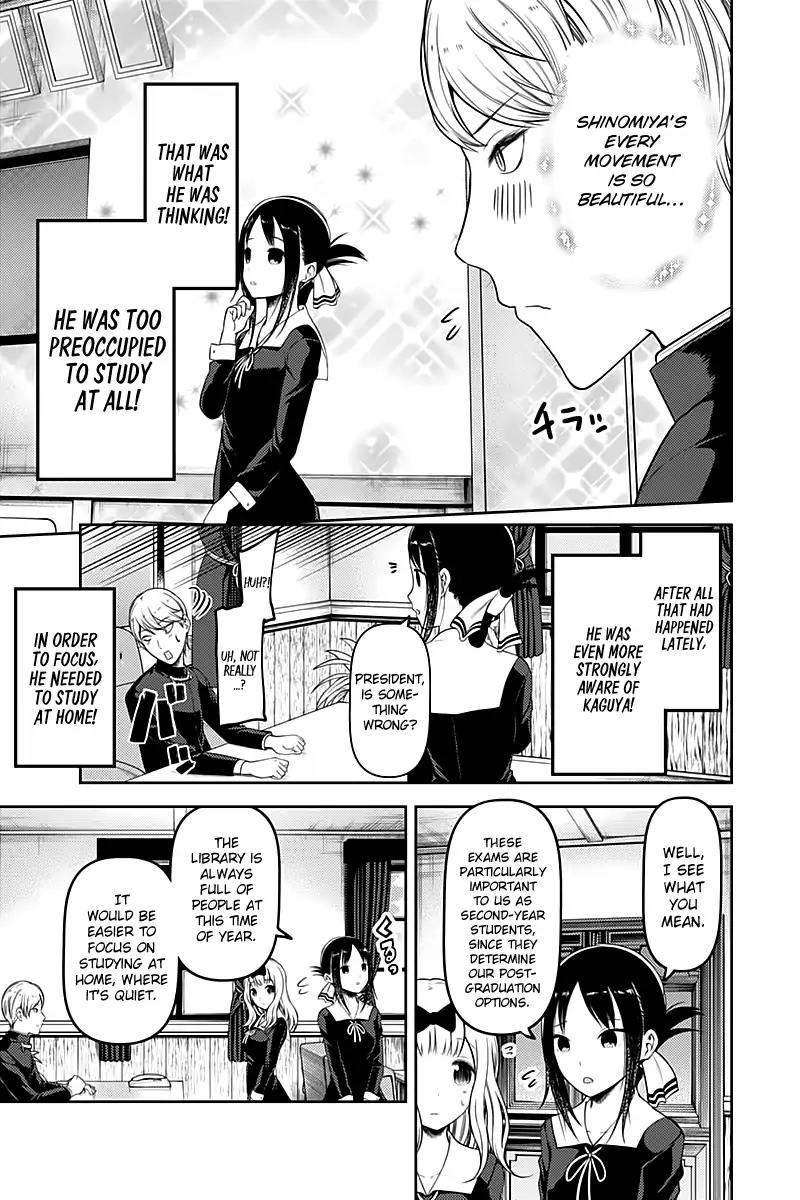 Kaguya-sama wa Kokurasetai - Tensai-tachi no Renai Zunousen Chapter 105 page 5 - Chapter 105: Yu Ishigami Wants to Answer