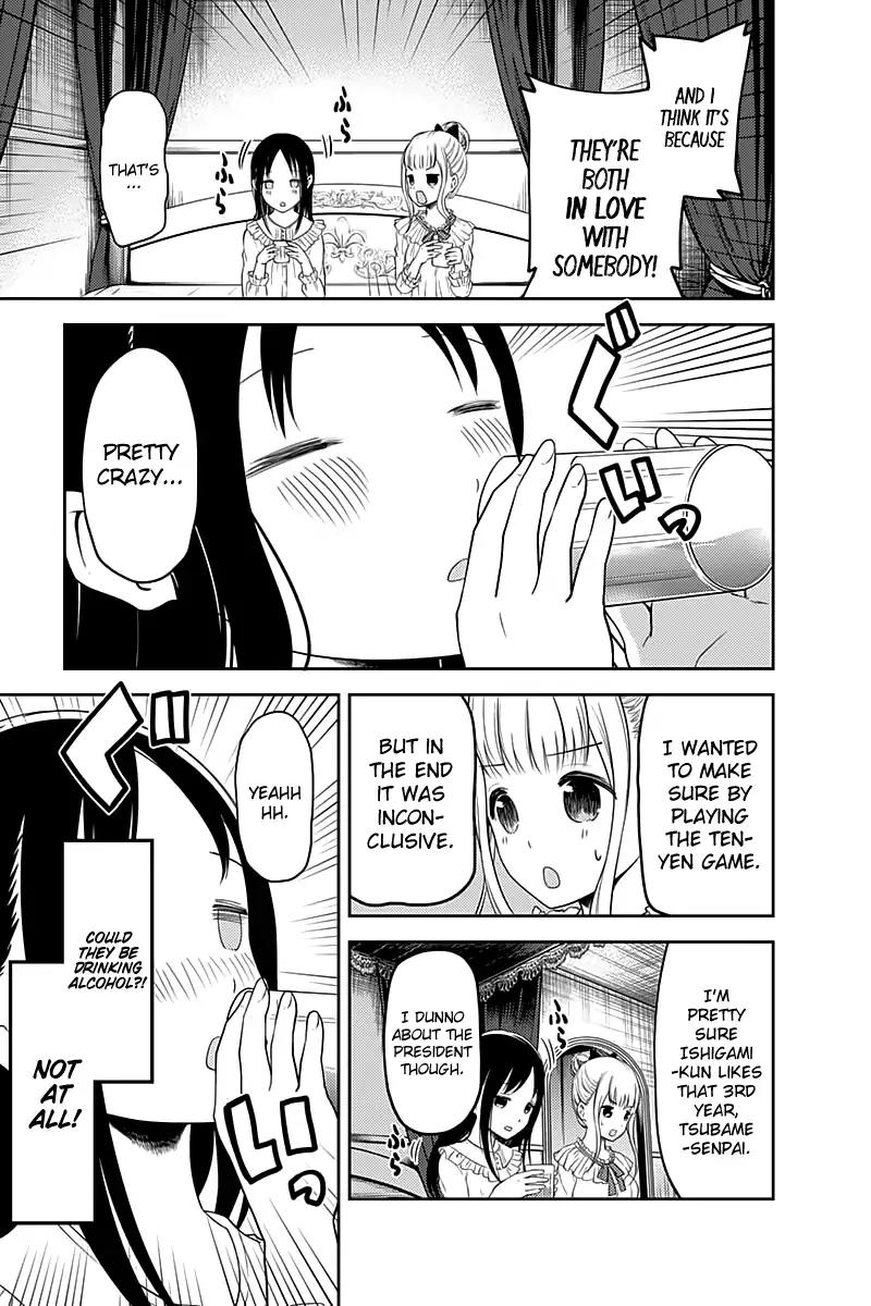 Kaguya-sama wa Kokurasetai - Tensai-tachi no Renai Zunousen Chapter 106 page 10 - Chapter 106: Chika Fujiwara Wants to Sleep Over