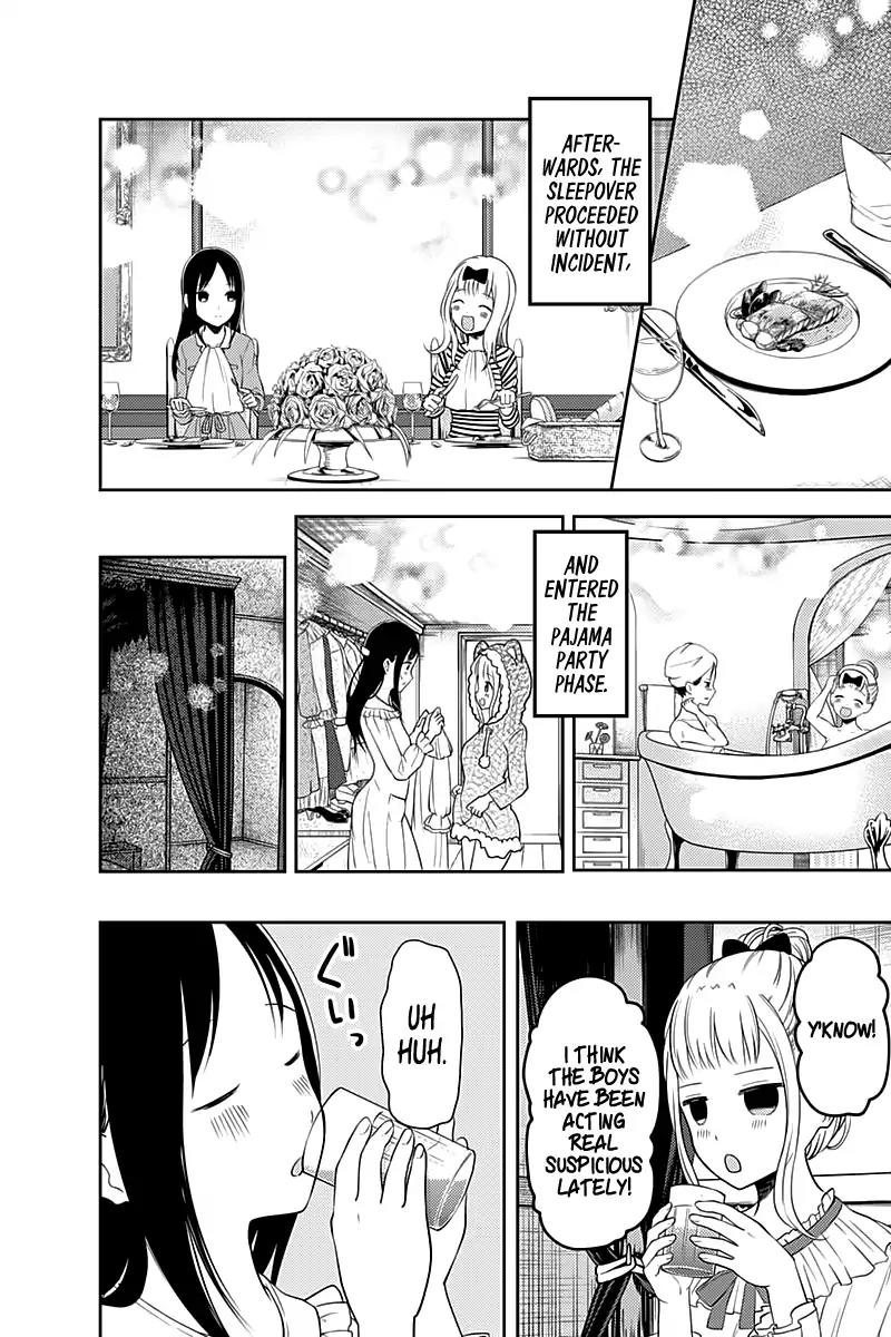 Kaguya-sama wa Kokurasetai - Tensai-tachi no Renai Zunousen Chapter 106 page 9 - Chapter 106: Chika Fujiwara Wants to Sleep Over