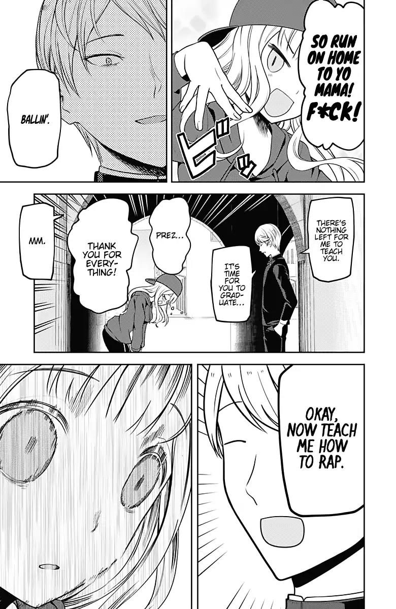Kaguya-sama wa Kokurasetai - Tensai-tachi no Renai Zunousen Chapter 107 page 18 - Chapter 107: Chika Fujiwara Wants to Keep the Beat