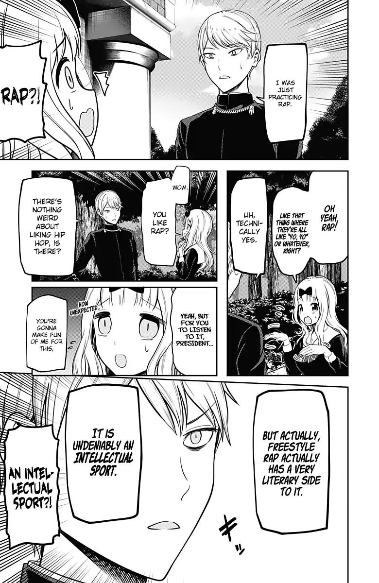 Kaguya-sama wa Kokurasetai - Tensai-tachi no Renai Zunousen Chapter 107 page 4 - Chapter 107: Chika Fujiwara Wants to Keep the Beat