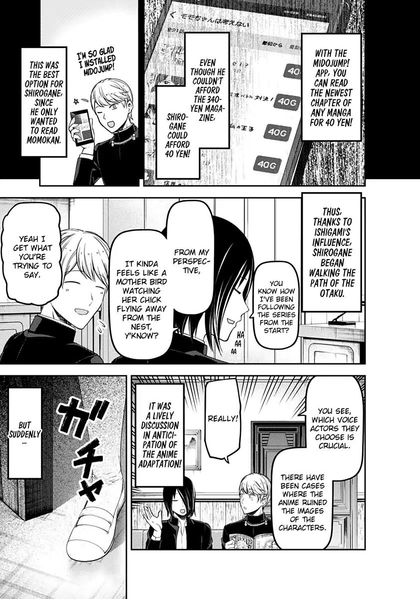 Kaguya-sama wa Kokurasetai - Tensai-tachi no Renai Zunousen Chapter 110 page 9 - Chapter 110: Yu Ishigami Wants to Chat