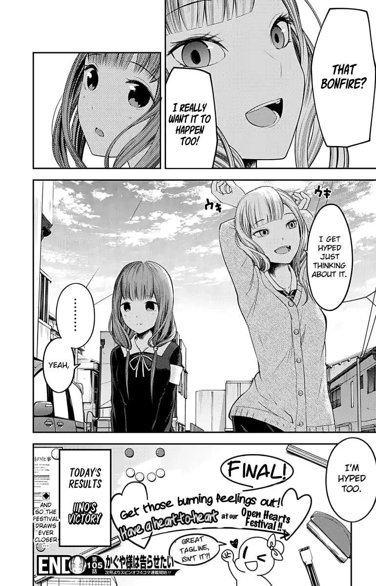 Kaguya-sama wa Kokurasetai - Tensai-tachi no Renai Zunousen Chapter 115 page 19 - Chapter 115: Miko Iino Cannot Love (Part 1)