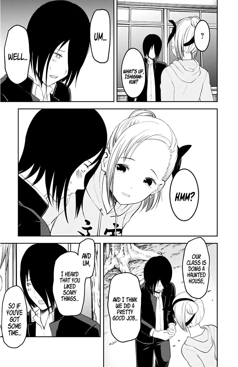 Kaguya-sama wa Kokurasetai - Tensai-tachi no Renai Zunousen Chapter 124 page 16 - Chapter 124: Yu Ishigami's Culture Festival