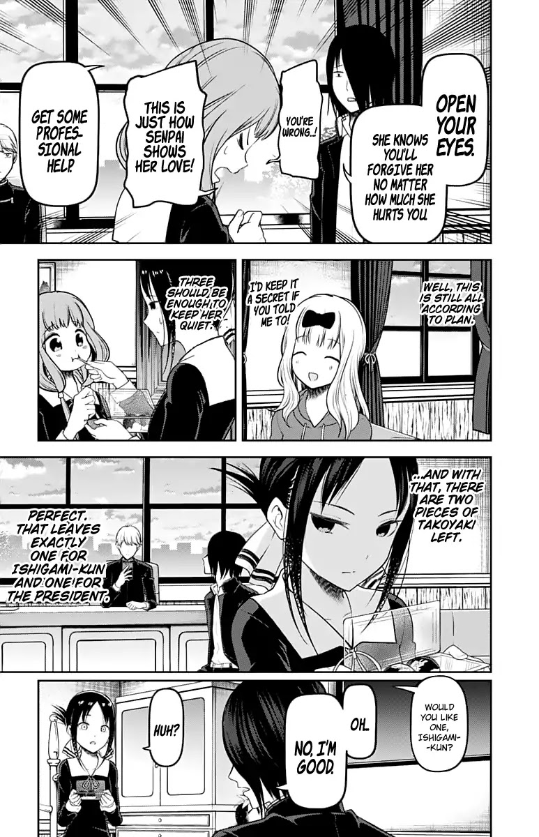 Kaguya-sama wa Kokurasetai - Tensai-tachi no Renai Zunousen Chapter 128 page 14 - Chapter 128: Kaguya Wants to Shoot Them Down