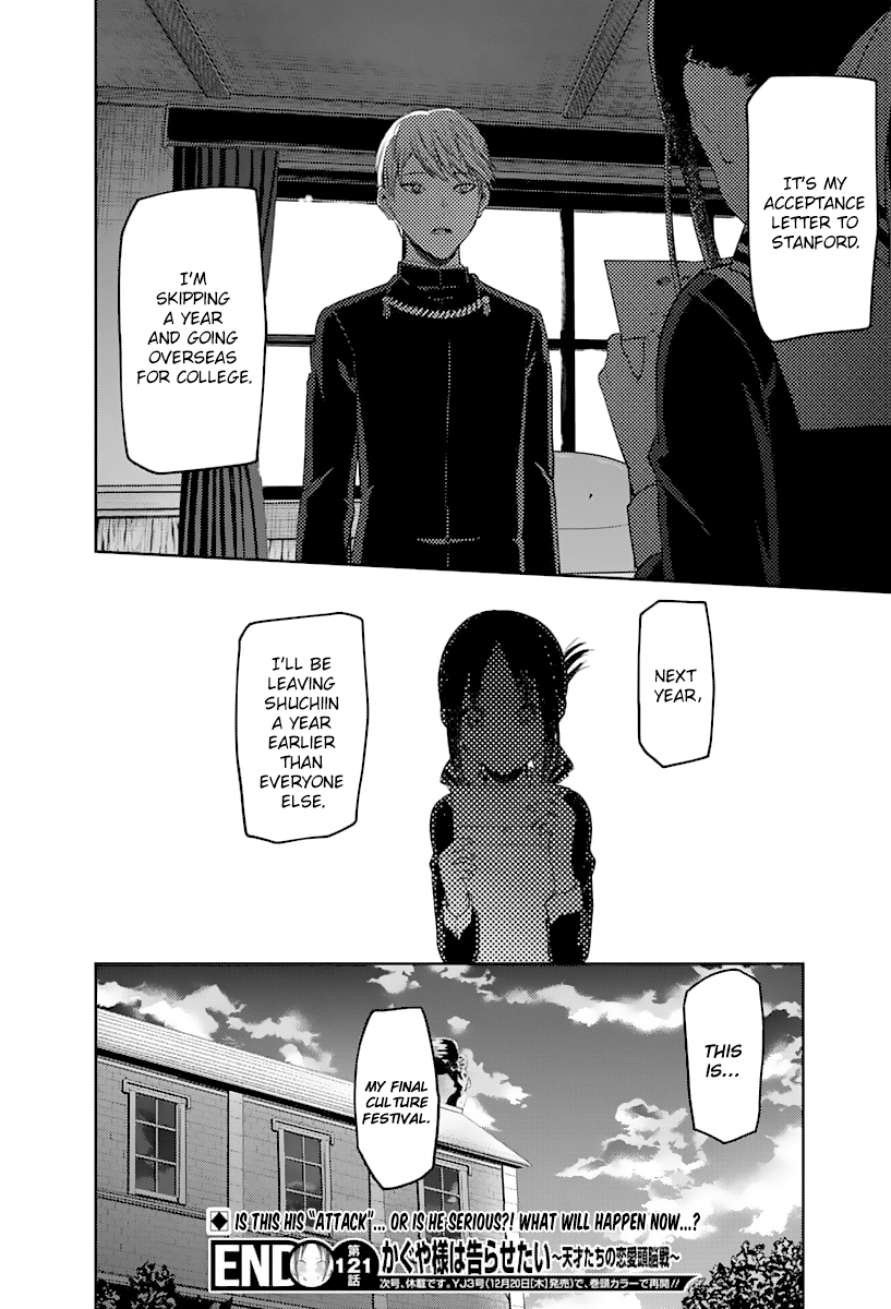 Kaguya-sama wa Kokurasetai - Tensai-tachi no Renai Zunousen Chapter 131 page 19 - Chapter 131: Miyuki Shirogane Wants to Be Confessed to, Part 5