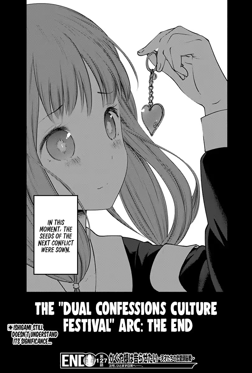 Kaguya-sama wa Kokurasetai - Tensai-tachi no Renai Zunousen Chapter 137 page 19 - Chapter 137: The Shuchiin Afterparty